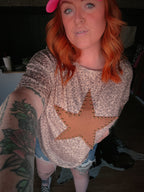 STAR LEOPARD TEE