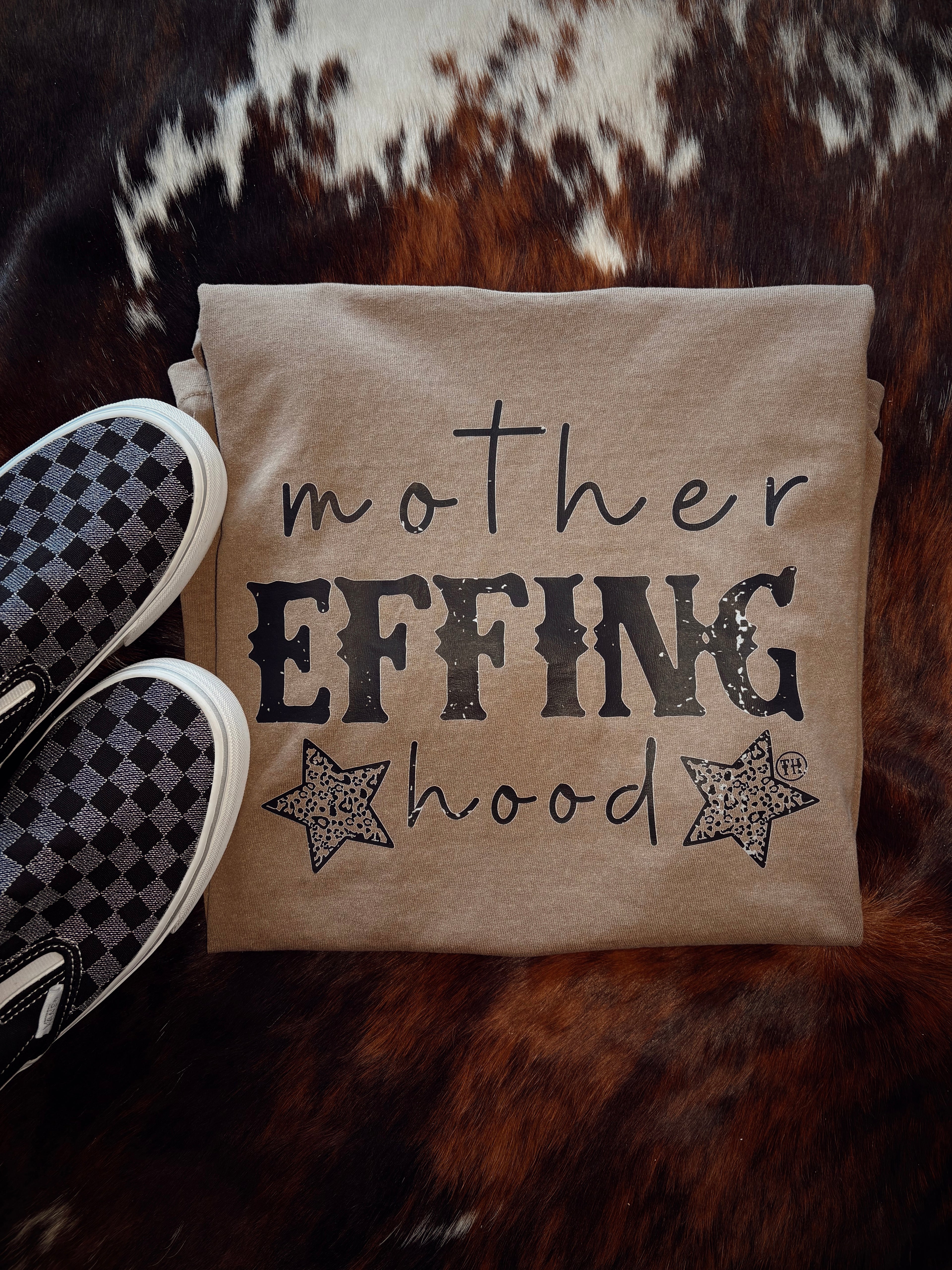 Mother Effing Hood Tan Tee