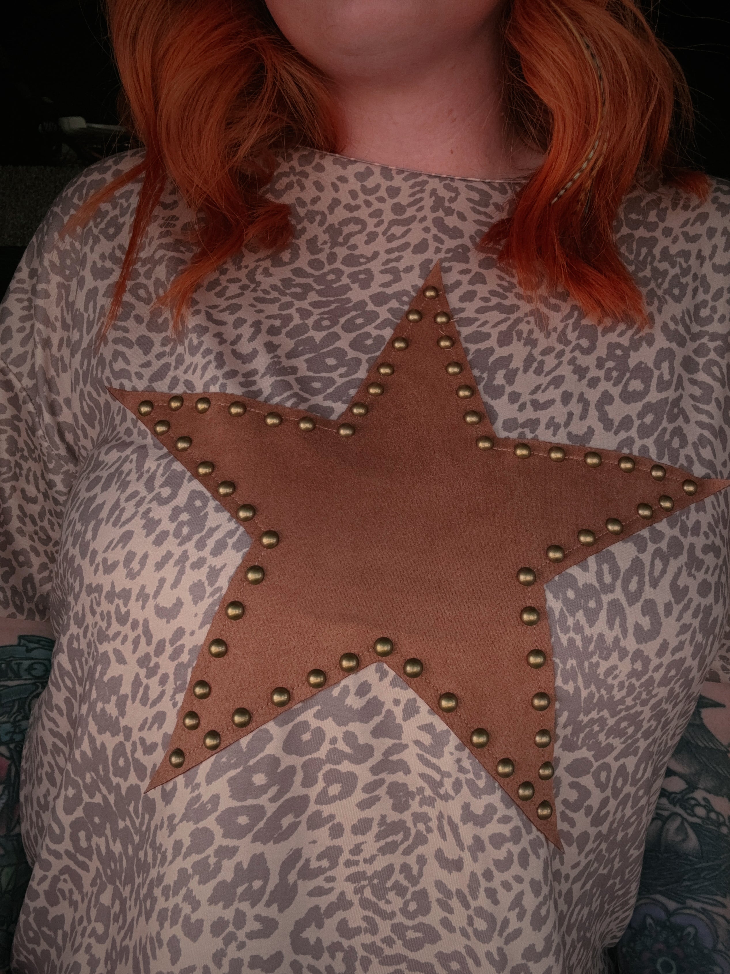 STAR LEOPARD TEE
