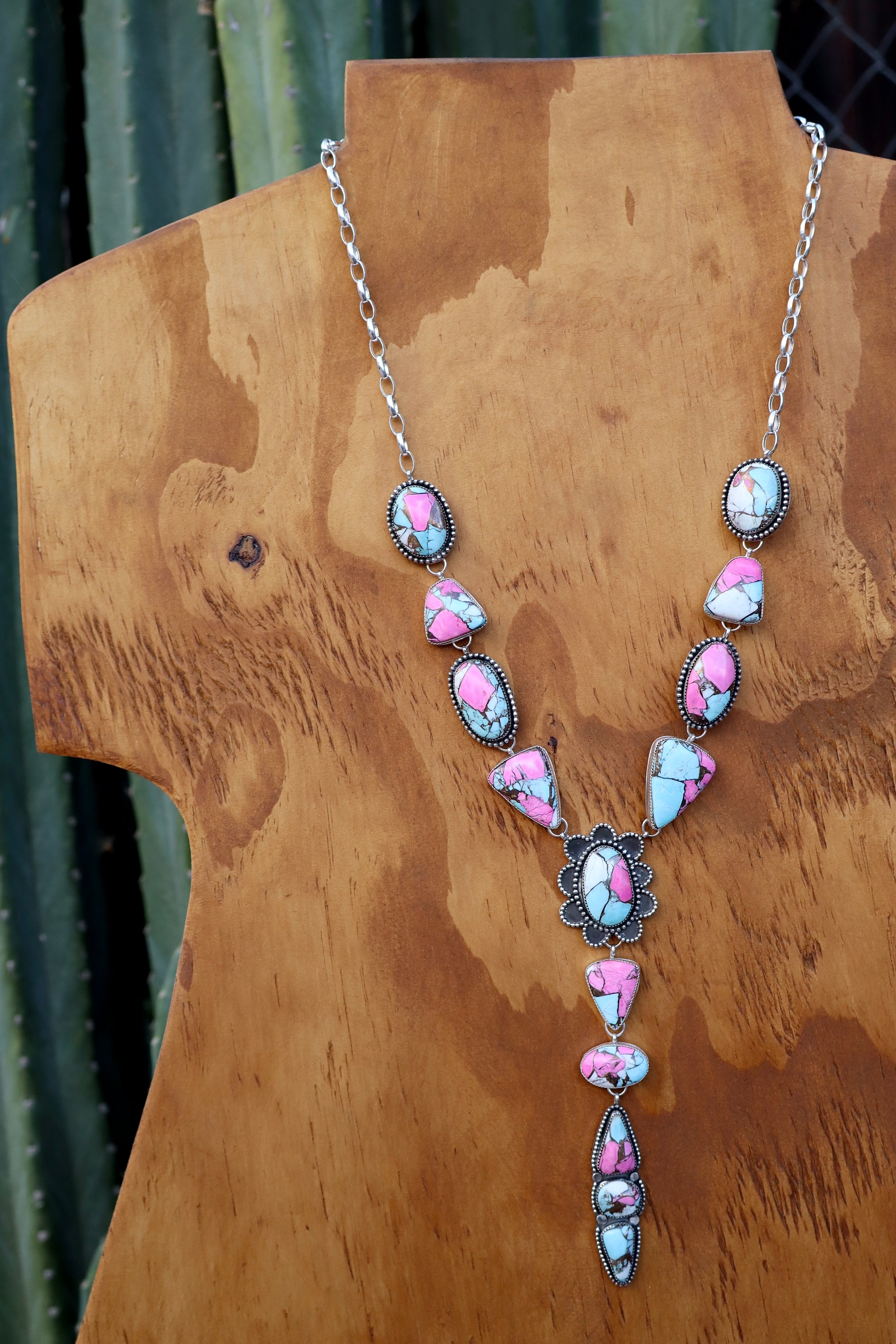 Cotton Candy Lariat Set