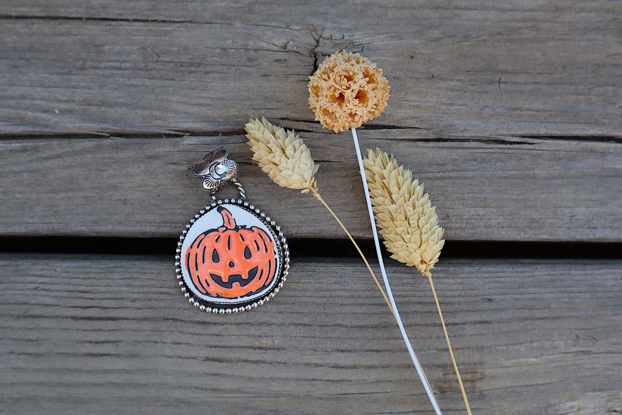 Orange Ghost Pendant